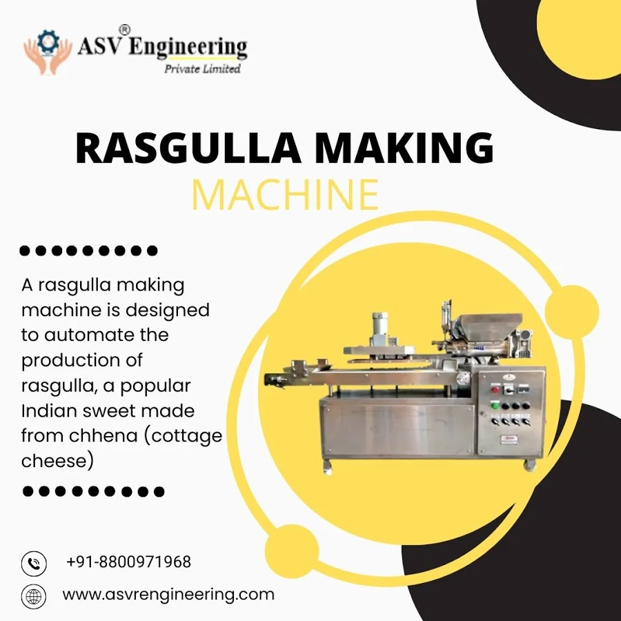 Best Rasgulla Making Machine Manufacturer & Supplier in India – Kesya International Private Limited
